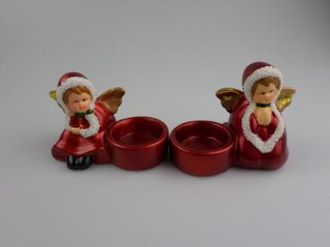 RESTPOSTEN+SONDERPOSTEN TEELICHTHALTER ROTE ENGEL 6 STÜCk